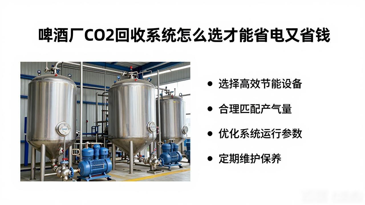 啤酒厂CO2回收系统怎么选才能省电又省钱